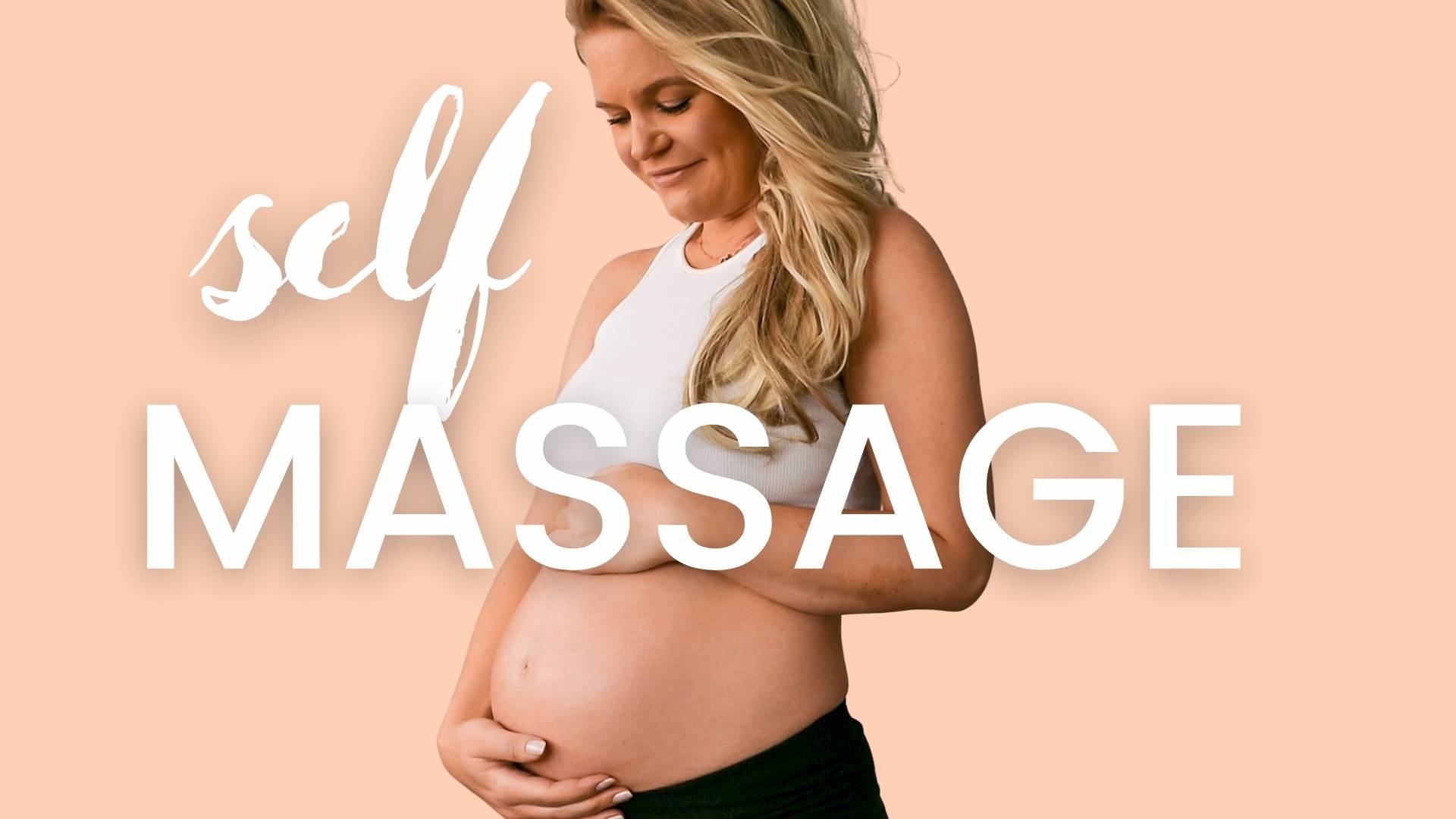 PRENATAL MASSAGE - How to give yourself a pregnancy massage - Belly edition